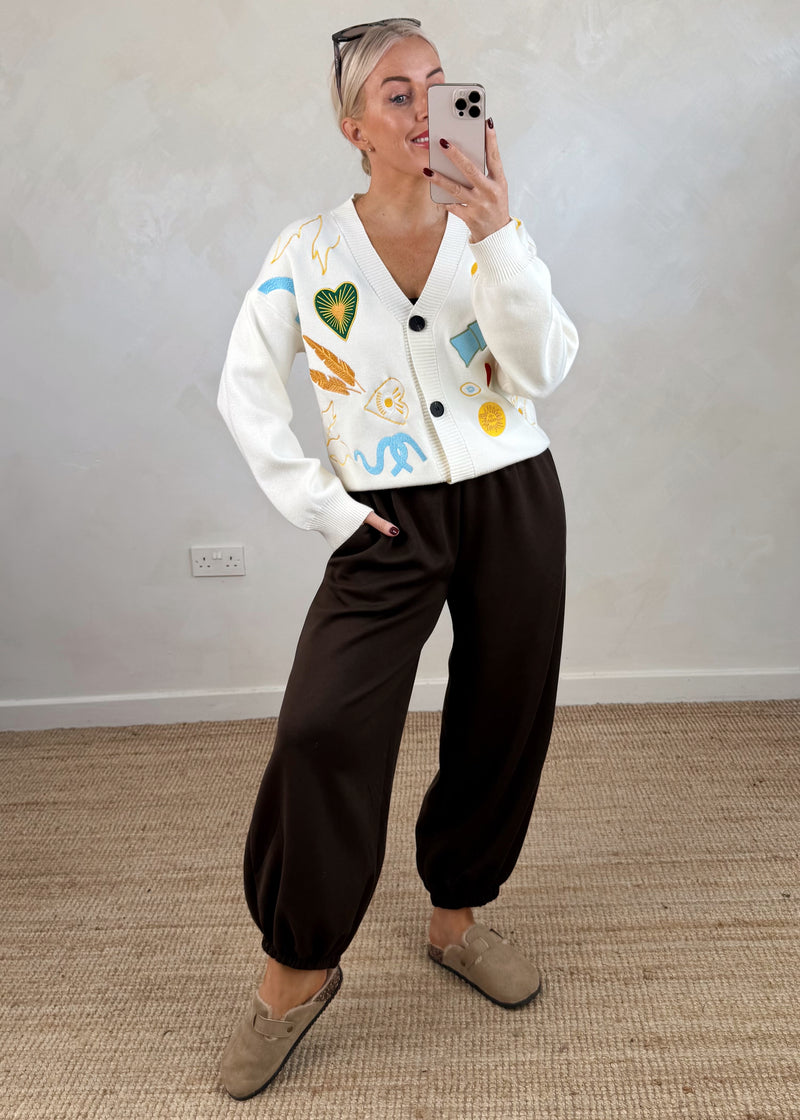 Essie cardigan - cream-The Style Attic