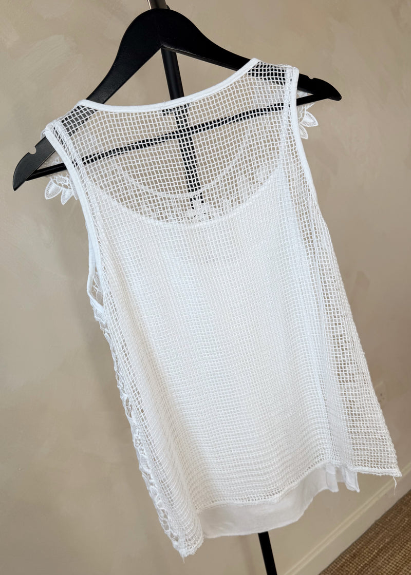 Estrella blouse - white-The Style Attic
