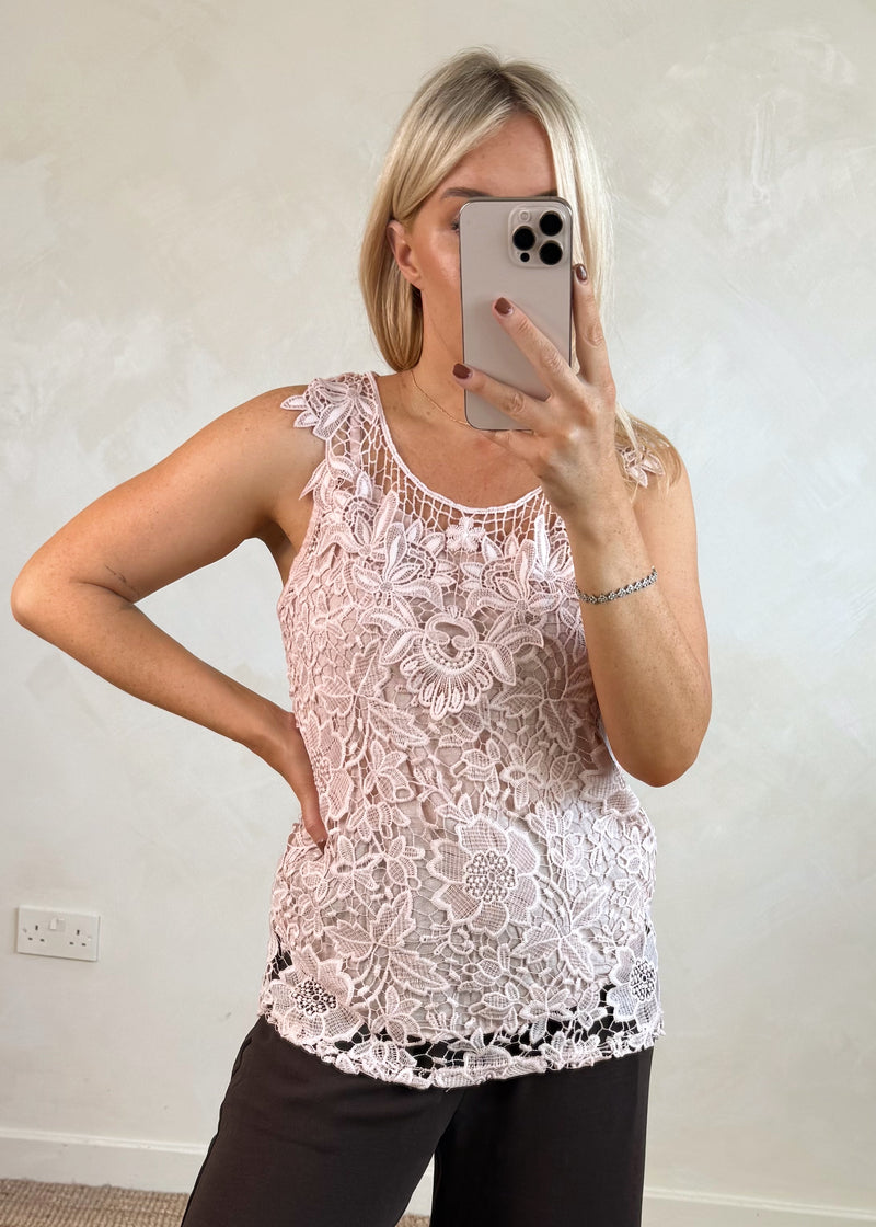 Estrella blouse - white-The Style Attic