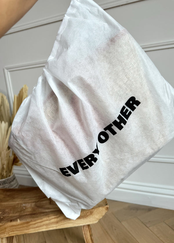 Every other large basket tote - black-The Style Attic