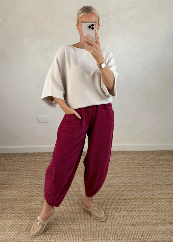 Farrah knit - cream-The Style Attic