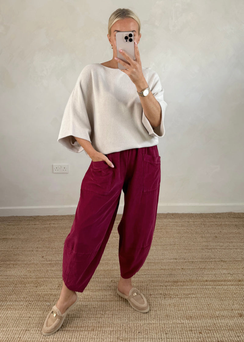 Farrah knit - cream-The Style Attic