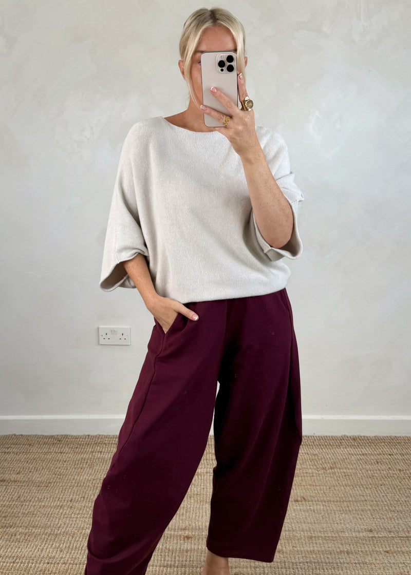 Farrah knit - cream-The Style Attic