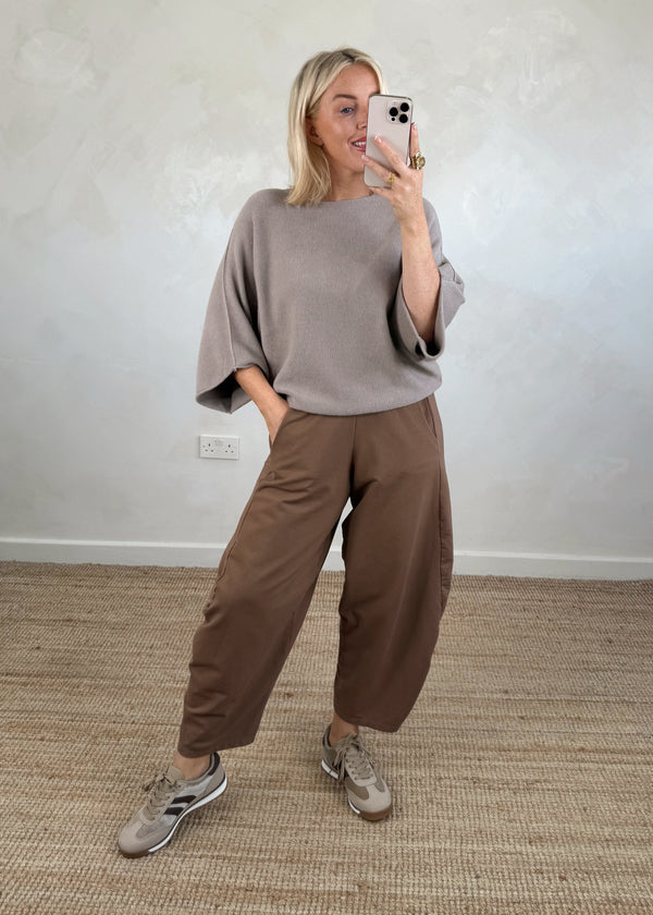 Farrah knit - mocha-The Style Attic