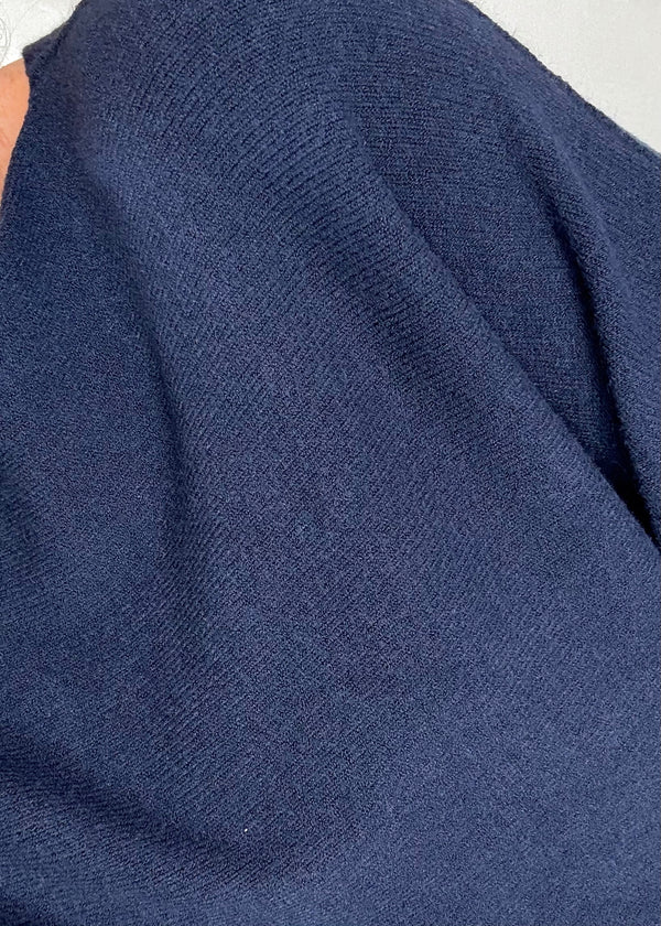 Farrah knit - navy-The Style Attic