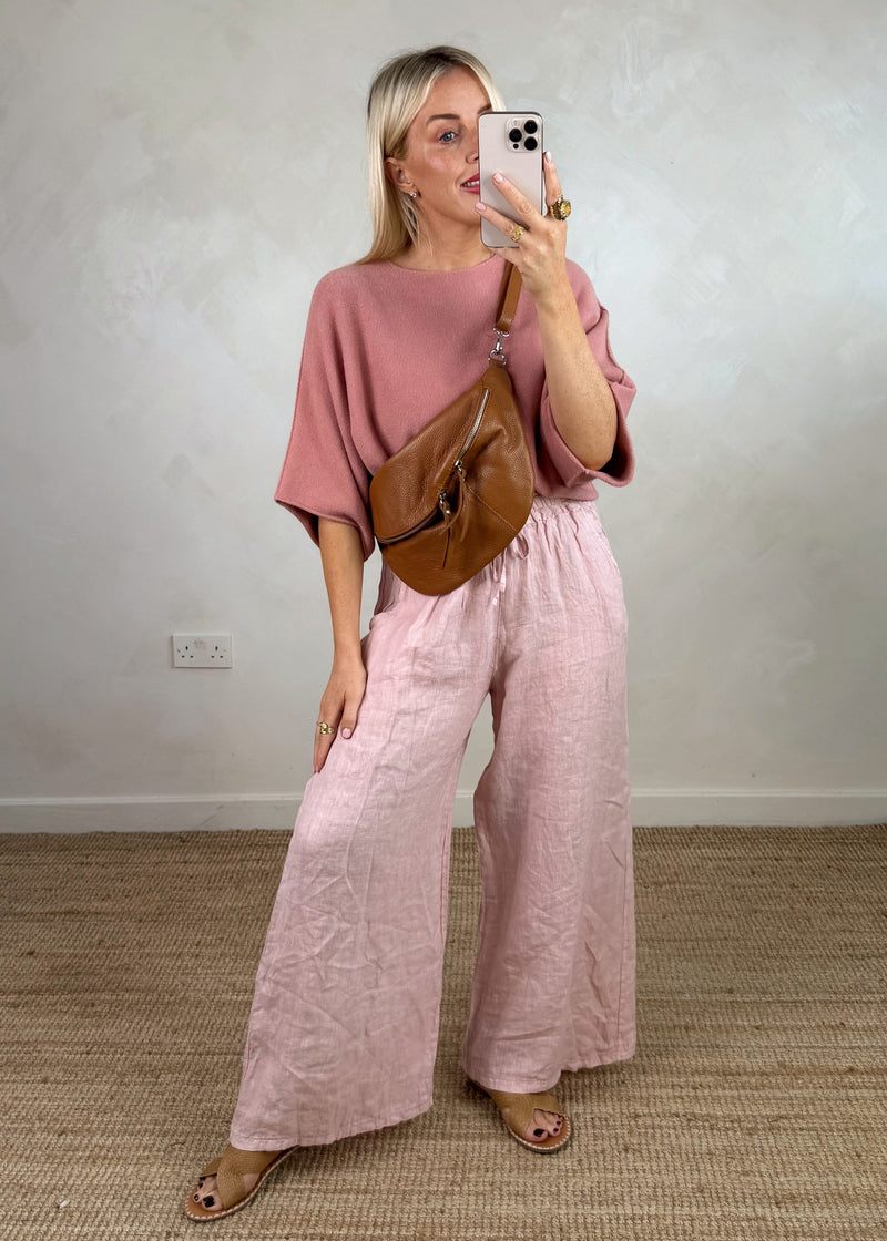 Farrah knit - rose pink-The Style Attic