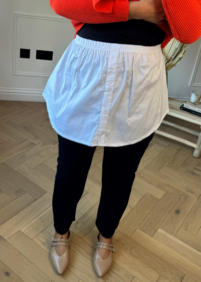 Faux shirt bottom-The Style Attic