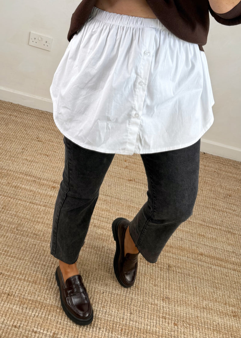 Faux shirt bottom-The Style Attic