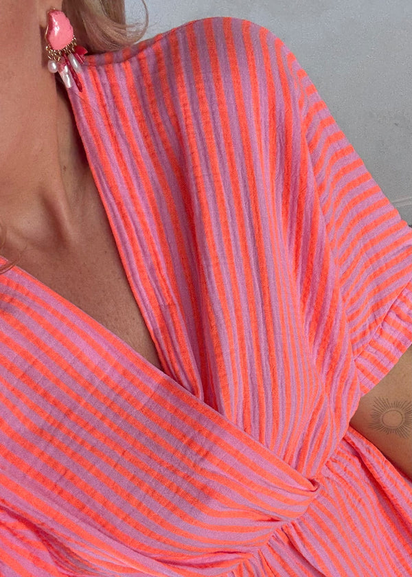 Fifi striped playsuit-The Style Attic