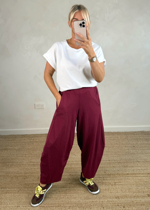 Finn barrel leg trouser - tbc-The Style Attic