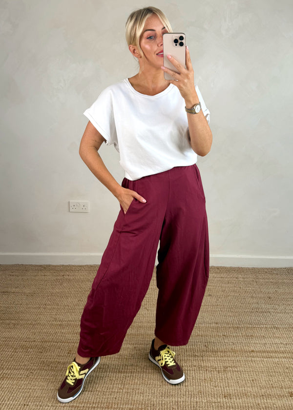 Finn barrel leg trouser - tbc-The Style Attic