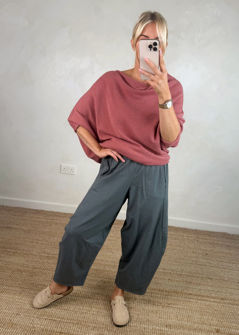 Finn barrel leg trouser - tbc-The Style Attic