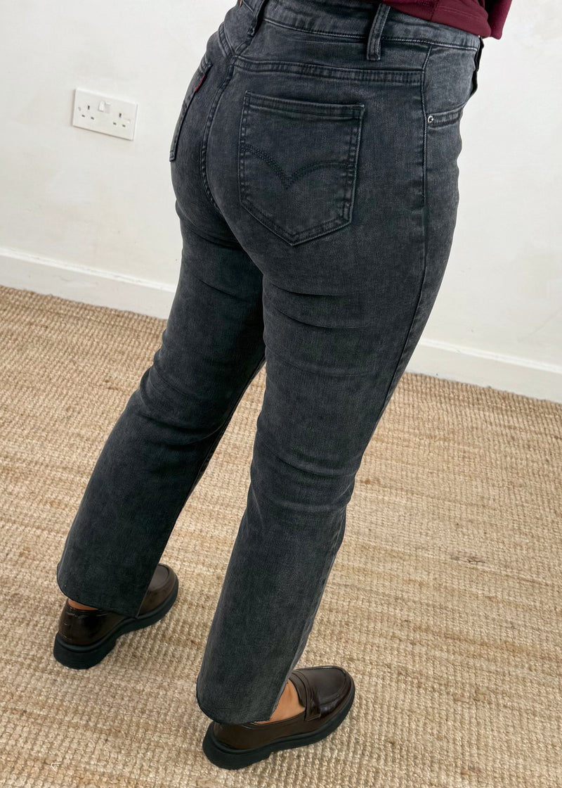 Fitz jeans - Grey black-The Style Attic