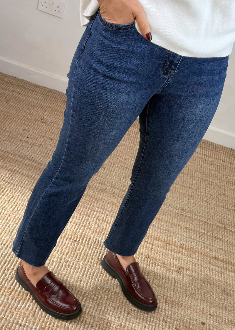 Fitz jeans - mid blue-The Style Attic