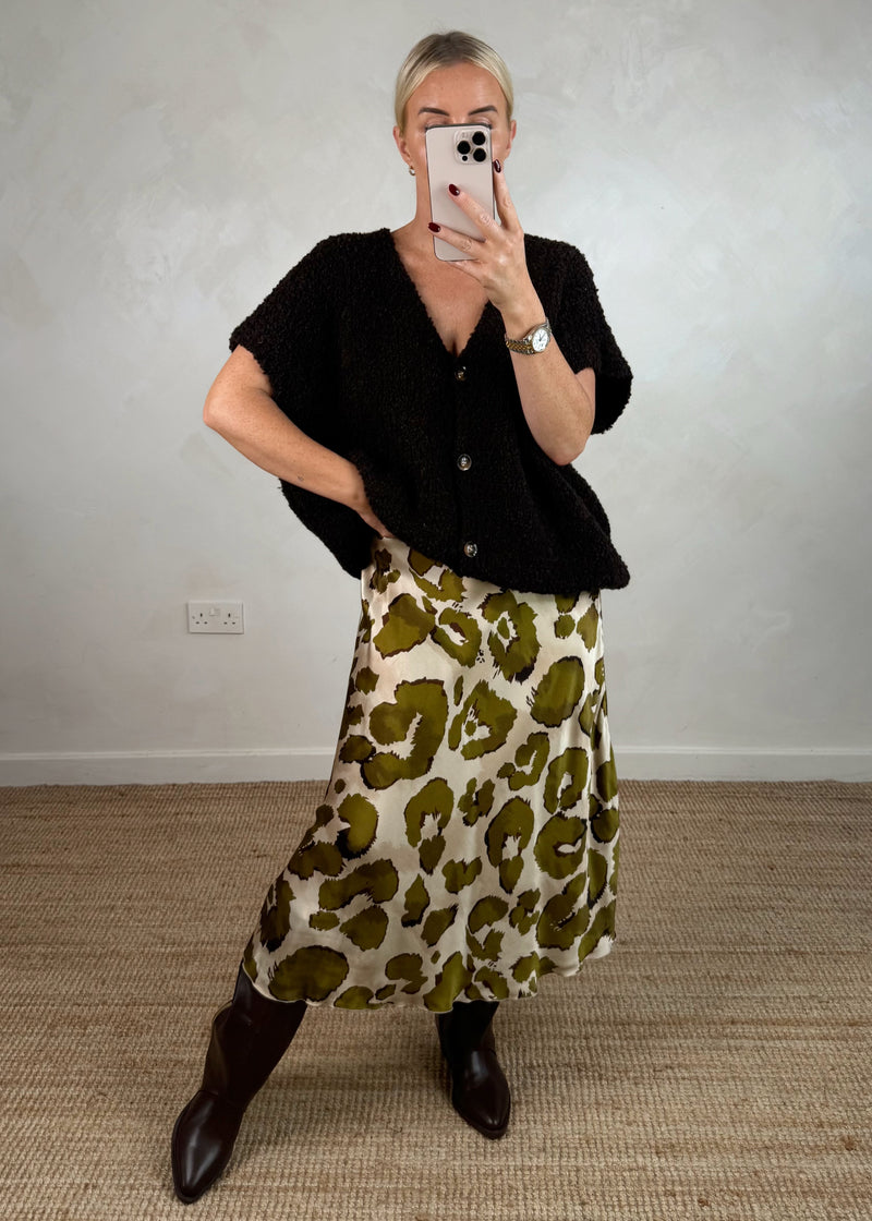 Fleur satin skirt - five-The Style Attic