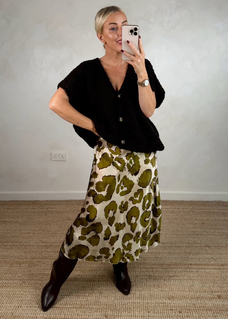 Fleur satin skirt - five-The Style Attic