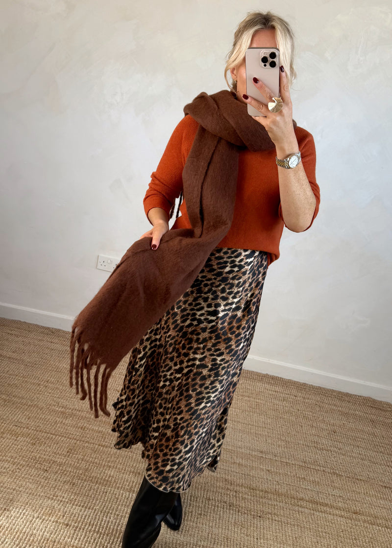 Fleur satin skirt - one-The Style Attic