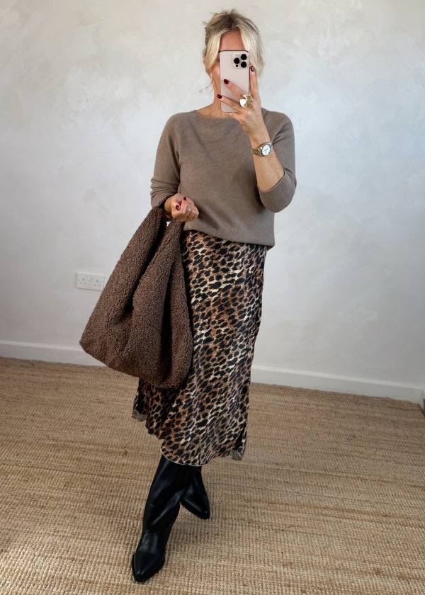 Fleur satin skirt - one-The Style Attic