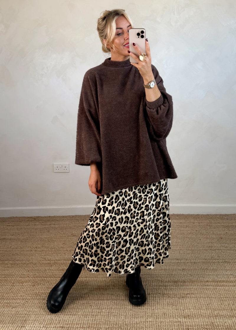 Fleur satin skirt - two-The Style Attic
