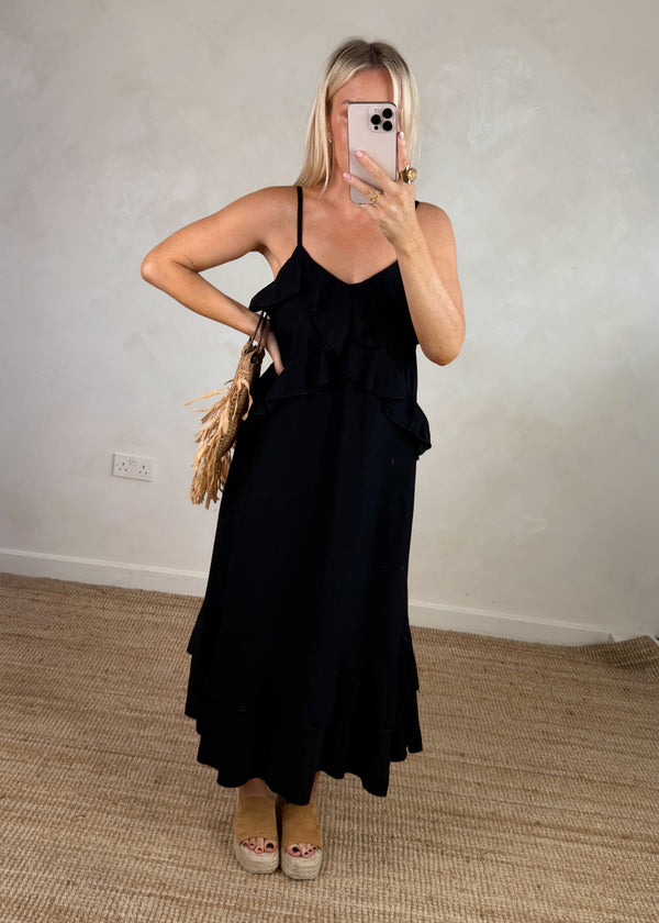 Fran maxi - black-The Style Attic