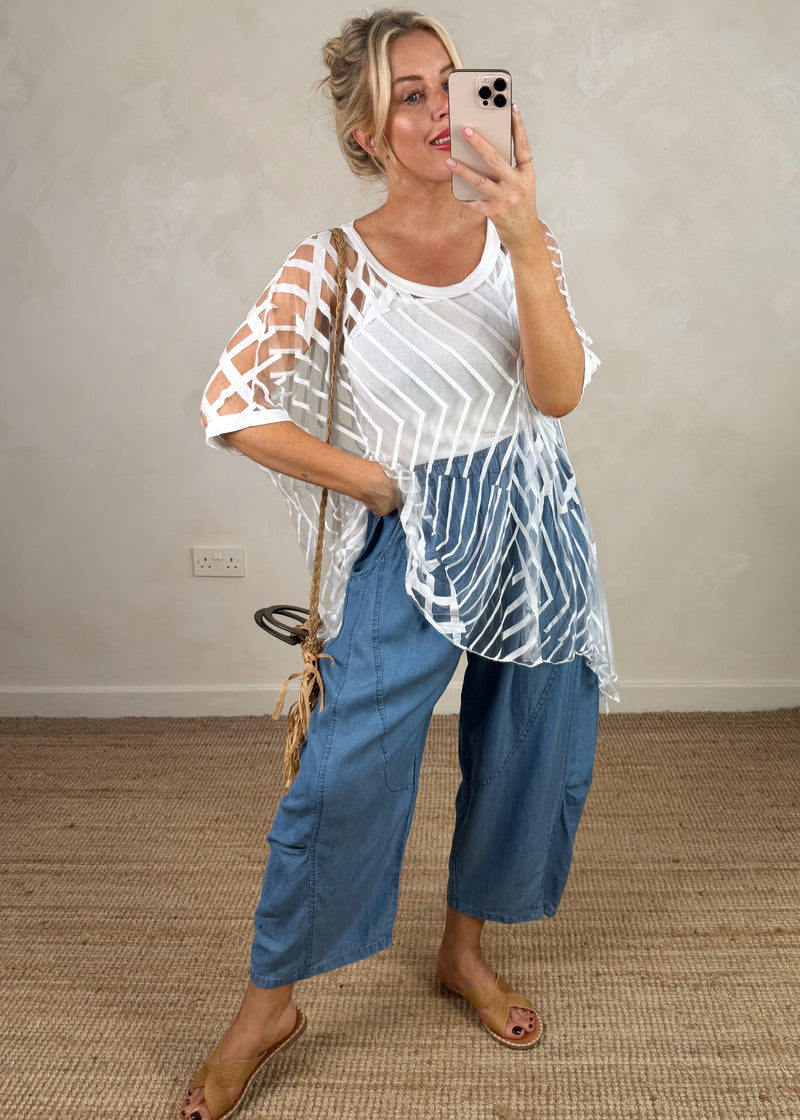 Fringed woven bag-The Style Attic