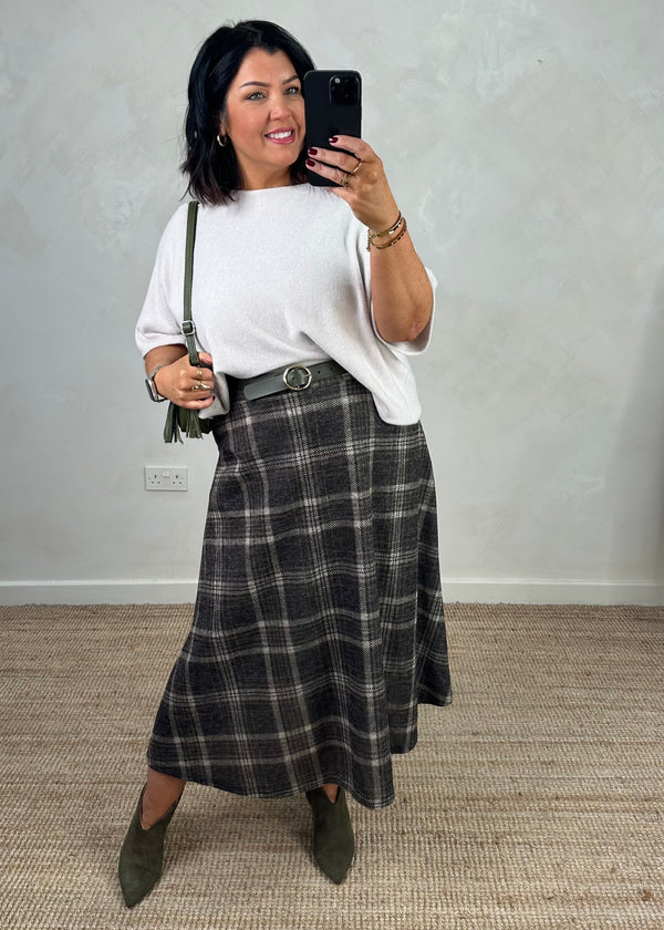 Claudia checked skirt - two