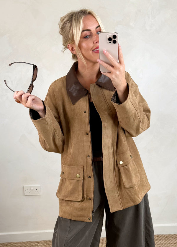 Garnet barn jacket-The Style Attic