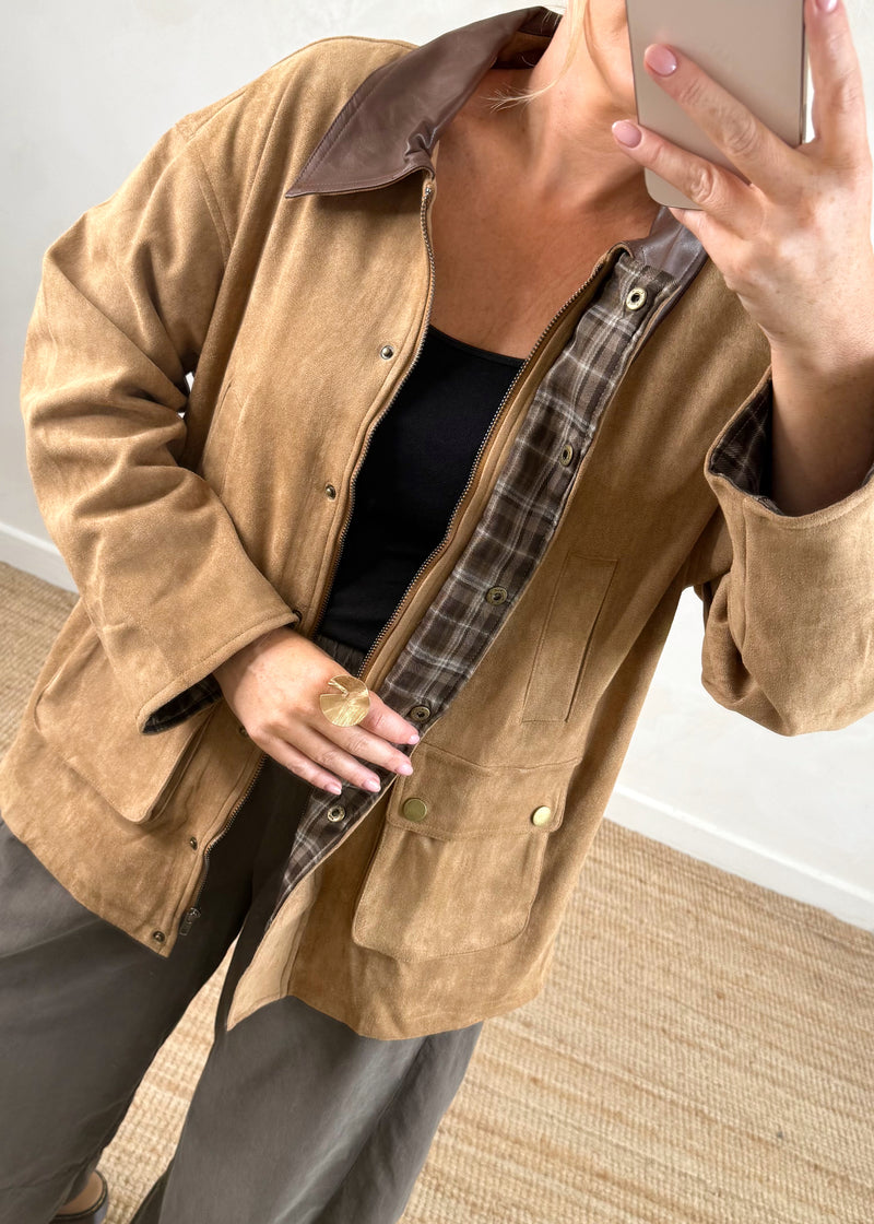 Garnet barn jacket-The Style Attic