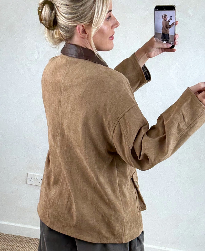 Garnet barn jacket-The Style Attic