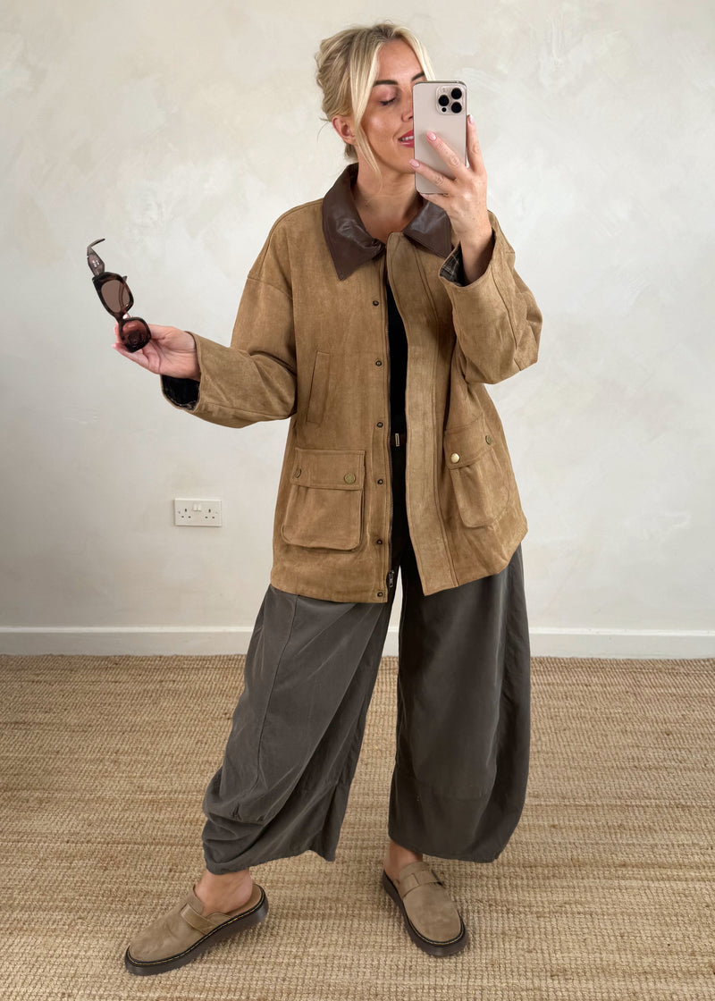 Garnet barn jacket-The Style Attic