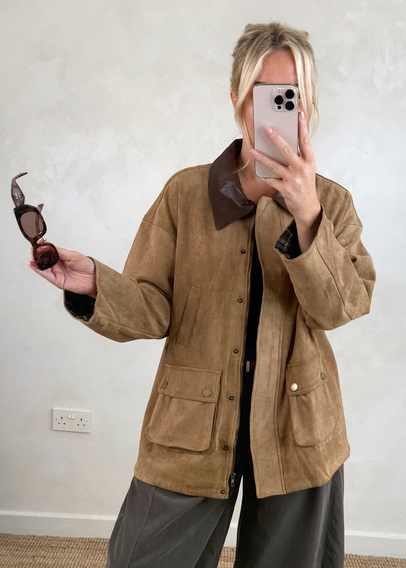 Garnet barn jacket-The Style Attic