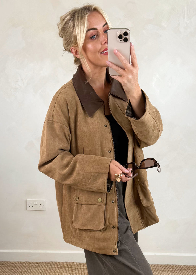 Garnet barn jacket-The Style Attic