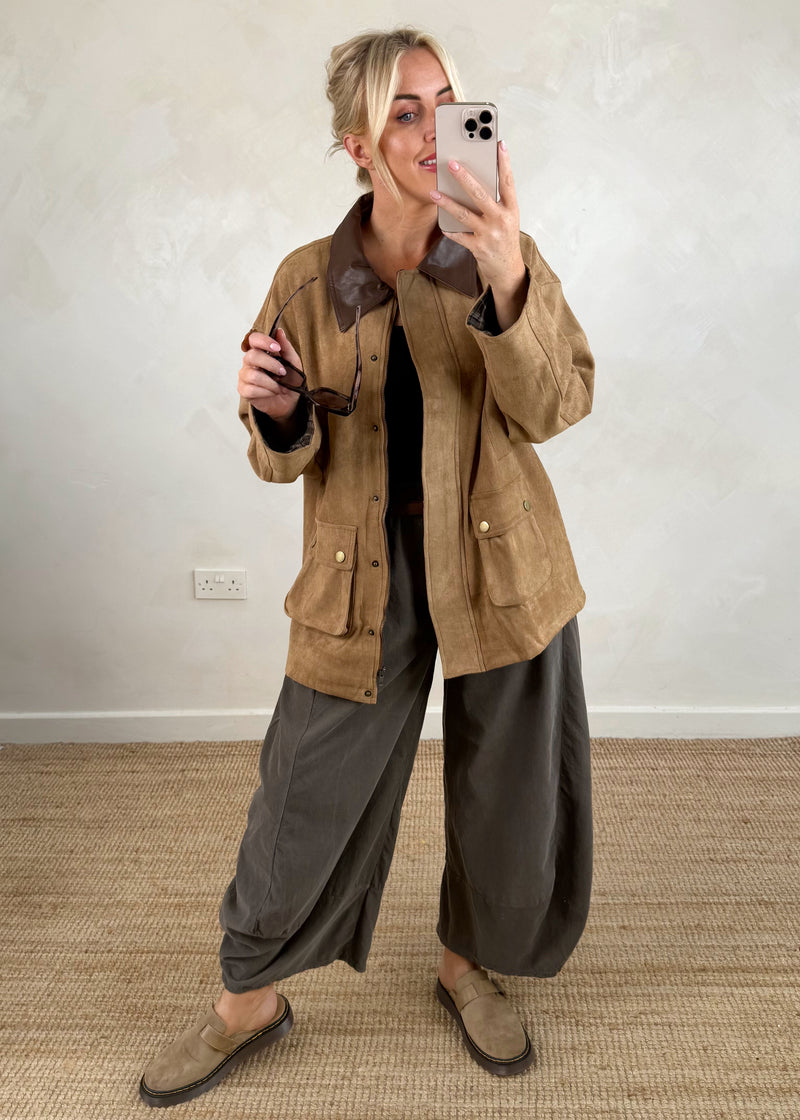 Garnet barn jacket-The Style Attic