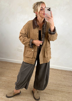 Garnet barn jacket-The Style Attic