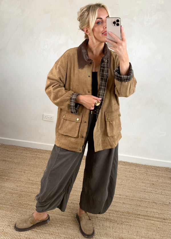 Garnet barn jacket-The Style Attic
