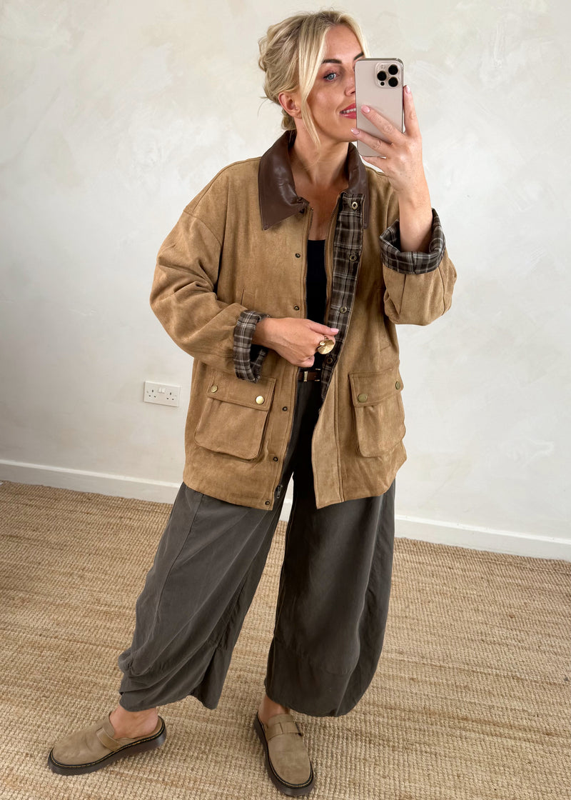 Garnet barn jacket-The Style Attic