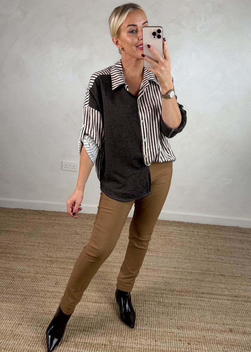 Gina Striped shirt-The Style Attic