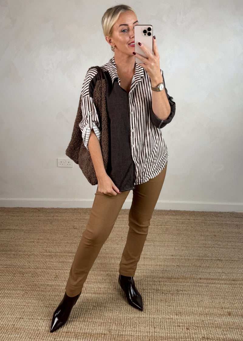 Gina Striped shirt-The Style Attic