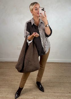Gina Striped shirt-The Style Attic