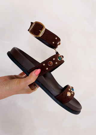 Gladiator sandal - camel-The Style Attic