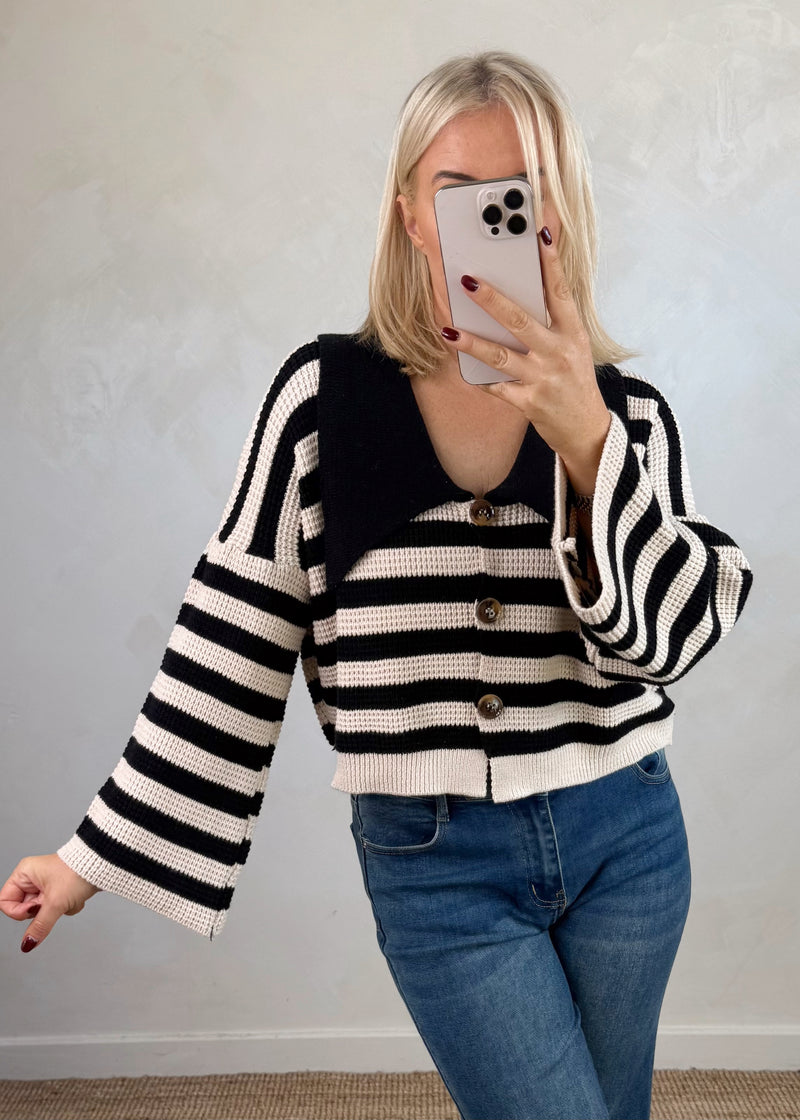 Grace striped knit-The Style Attic