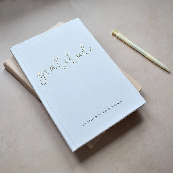 Gratitude - gold foiled journal-The Style Attic