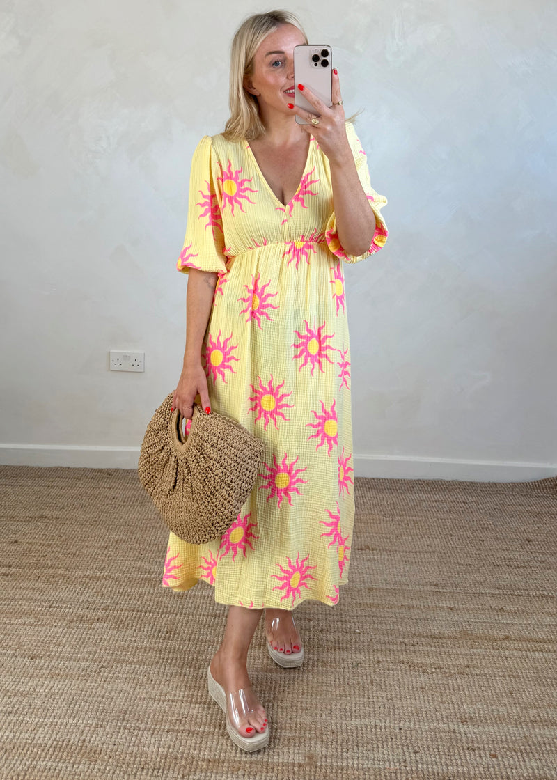 Half moon straw bag - natural-The Style Attic