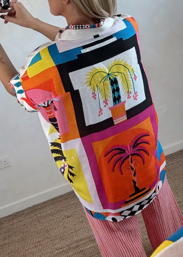 Happy days shirt - Miami Palm-The Style Attic