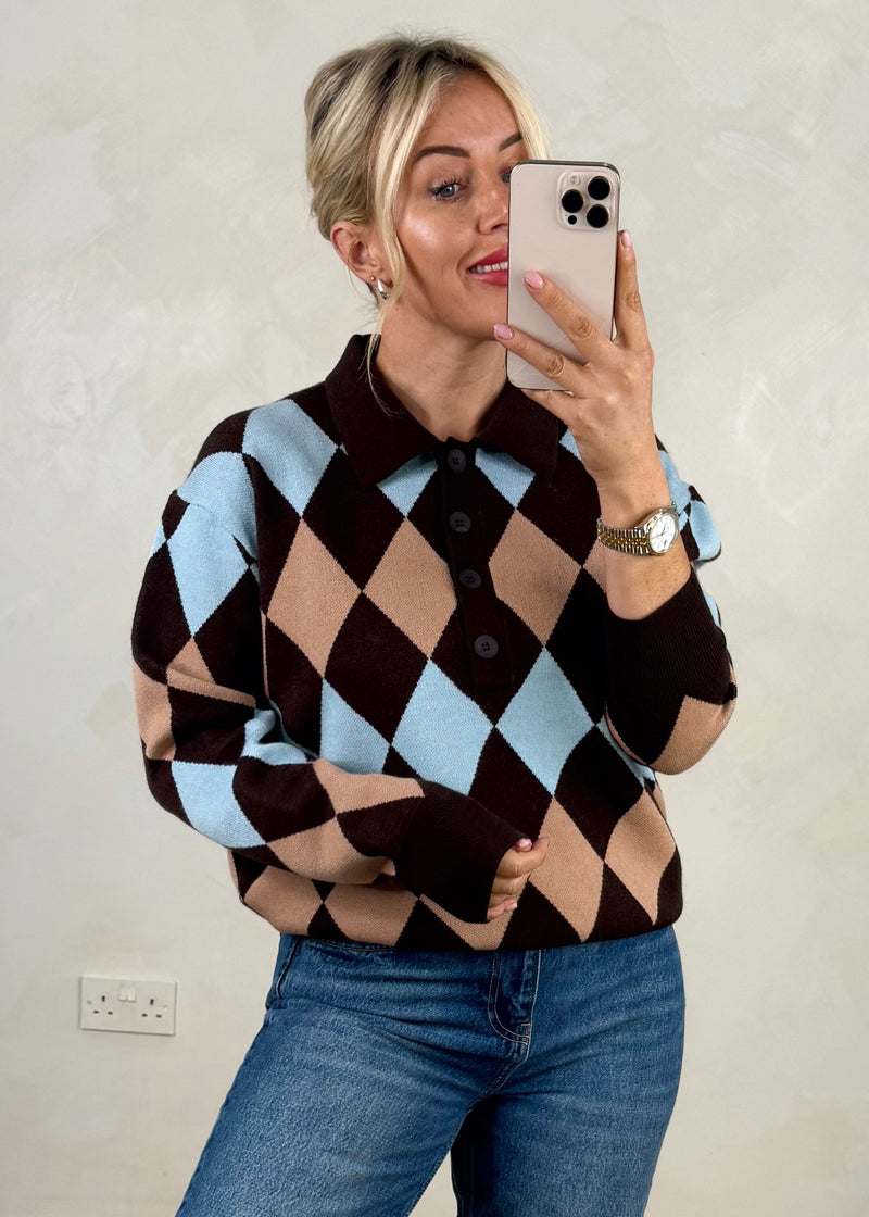 Harlequin knit-The Style Attic