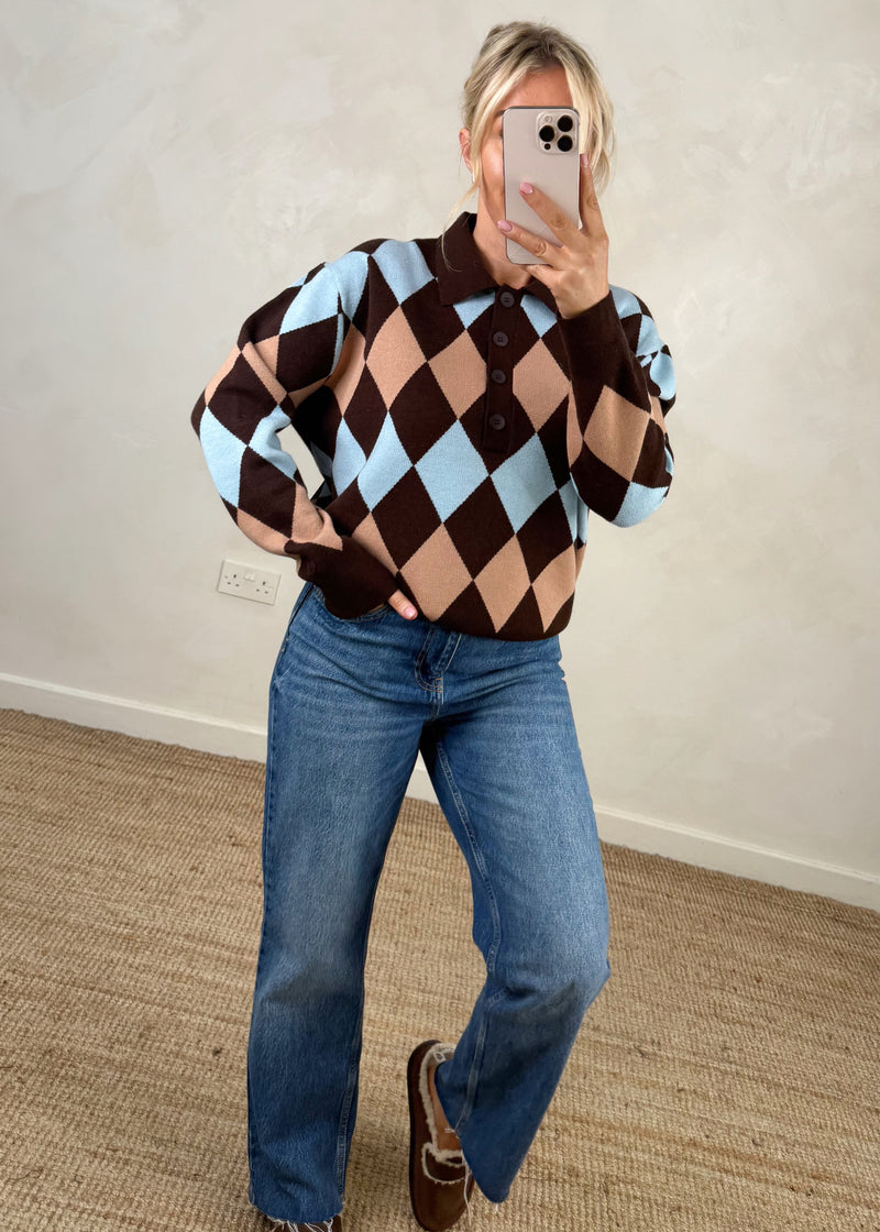 Harlequin knit-The Style Attic