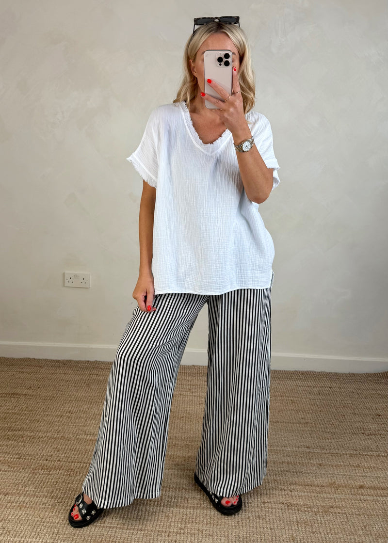 Harley tee - white-The Style Attic
