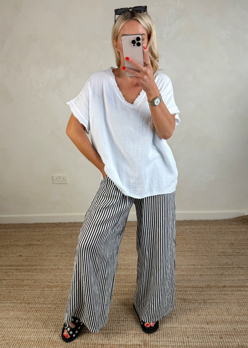 Harley tee - white-The Style Attic