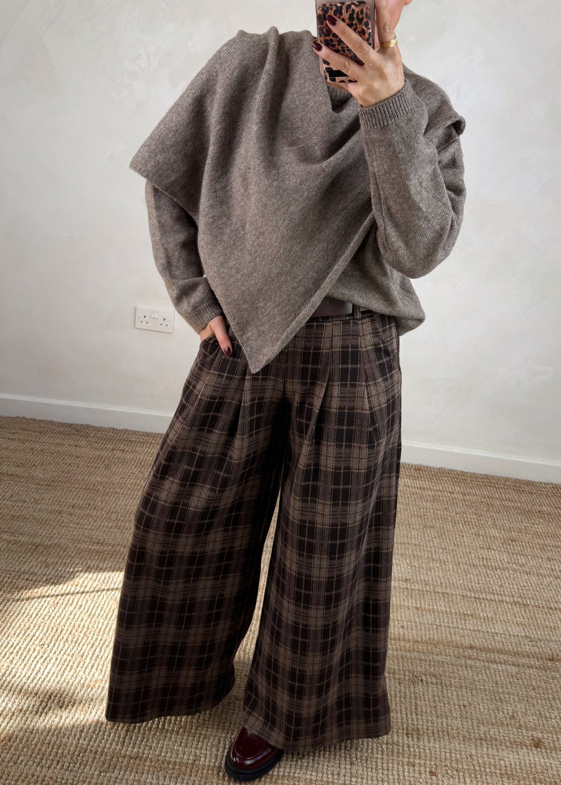 Harwood Checked trouser - one-The Style Attic