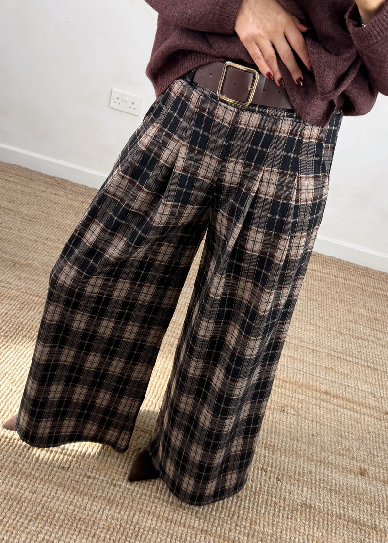 Harwood Checked trouser - two-The Style Attic